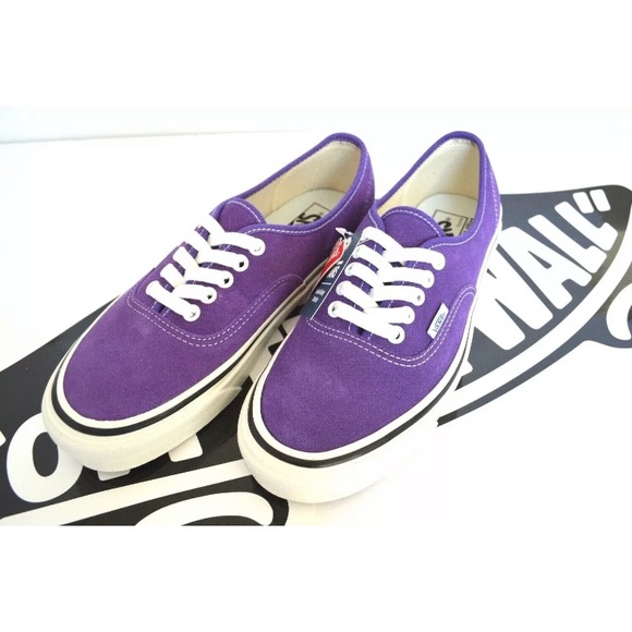 Vans authentic 44 DX purple suede sneaker shoes - Picture 6 of 7
